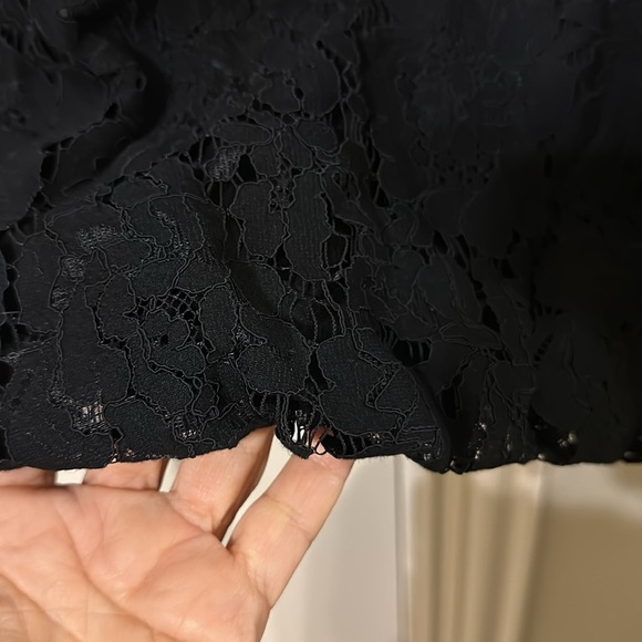 Alfani black lace long sleeves top with built in camisole size S new wit… - Picture 5 of 6